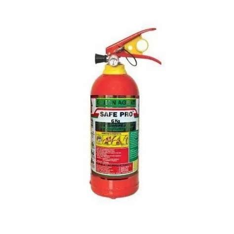 Safe Pro Mild Steel 6 Kg Clean Agent Fire Extinguishers For Industrial At Rs 11790 In Nagpur