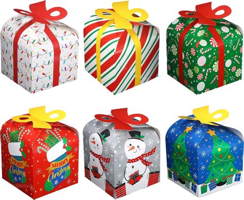 Amazon Funrous Pcs Christmas Large Gift Boxes With Bow Xmas