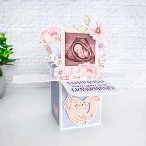 Surprise We Re Having A Baby Reveal Card Pregnancy Announcement Box