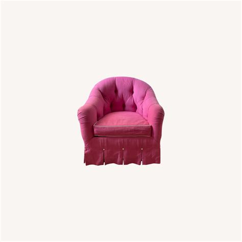 pink swivel chair 12