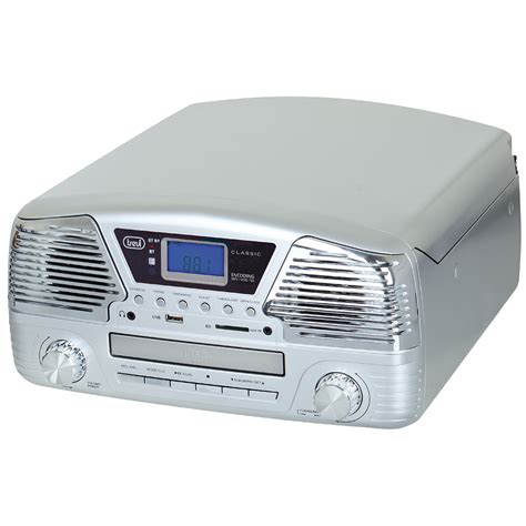 Sistema Stereo Giradischi Con Encoding Radio CD MP3 USB SD Bluetooth