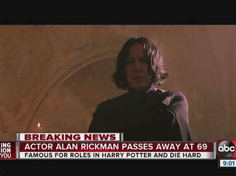 Harry Potter Co Stars Goodbye Alan Rickman