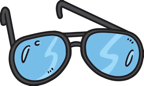 Sunglasses Cartoon Colored Clipart Illustration 23058861 Vector Art at ...