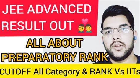 Jee Advanced Result Out Category Wise Cutoff Rank Vs Iits