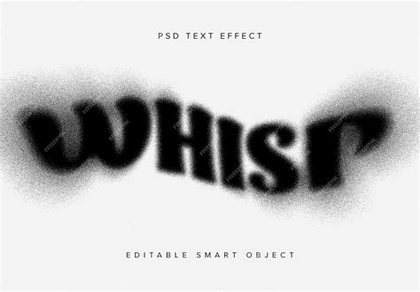 Premium Psd Warped Dissolving Text Effect Mockup