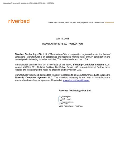 We Are Pleased To Announce Our Partnership With Riverbed Technology