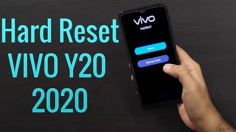 Hard Reset Vivo Y20 Factory Reset Remove Pattern Lock Password How