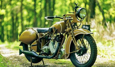 Tiz Am Soviet Heavy Army Motorcycle Ww Ii Copy Of The British