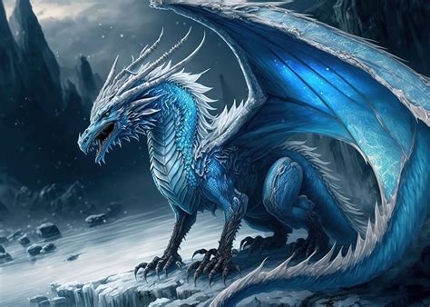 Ice Dragon Poster By Anime Displate