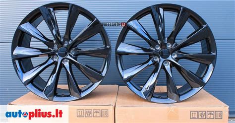 Tesla Turbine Style Gloss Black Lengvojo Lydinio R A