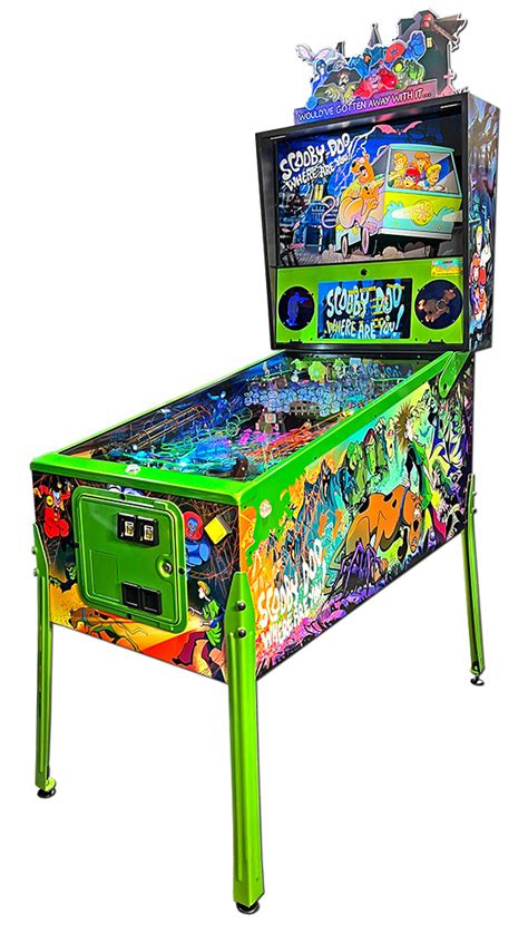 Scooby Doo Pinball Machine Arcade Party Rental