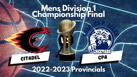 Div 1 Mens Provincials Championship Citadel Vs CPA Sunday March 5th