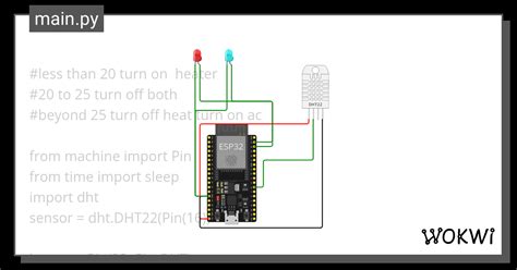 Dht Micropython Temperature Control Wokwi Esp Stm Arduino Simulator