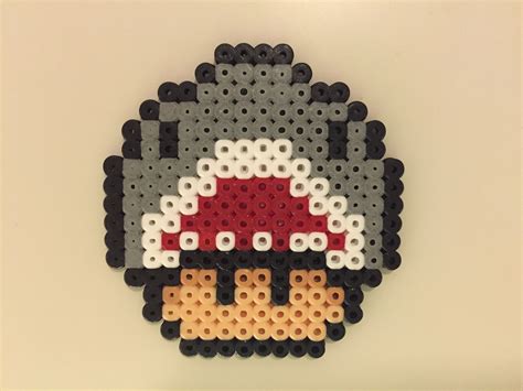 Perler Bead Mushroom Shark By Bjrnbr Perler Crafts Diy Perler Beads