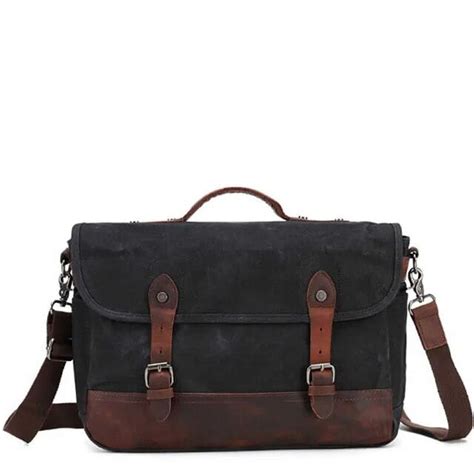 Kukuzhu Mens Handbag Vintage Canvas Shoulder Bags For Men Messenger Bag High Quality Waterproof