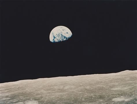 Apollo 8 Earthrise December 1968 By Nasa On Artnet Auctions