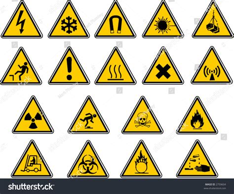 Safety Signs For Your Vector Work 2759604 Shutterstock