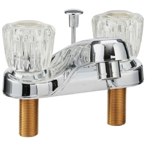 Peerless Choice Centerset Two Handle Bathroom Faucet In Chrome