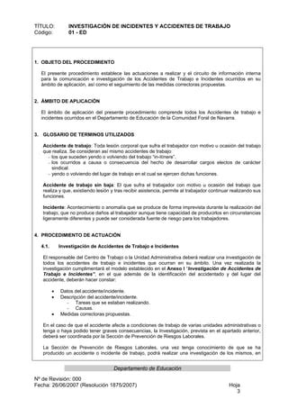 Accidentes E Incidentes Pdf