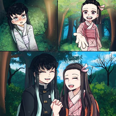 Muichiro X Nezuko Anime Demon Anime Otaku Anime