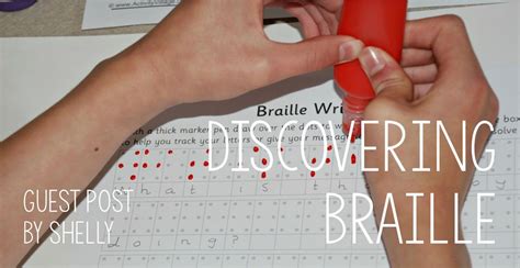 Guest Post Discovering Braille Hand Strengthening Activities