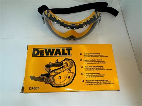 Dewalt Dpg Concealer Safety Goggles With Clear Anti Fog Lens