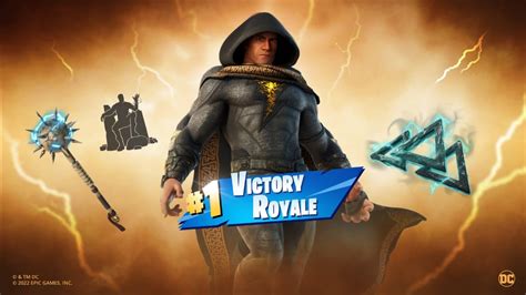 LIVE Fortnite New BLACK ADAM Skin Winning In Fortnite YouTube