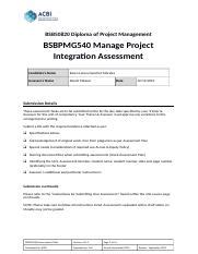 Bsbpmg Assessment Tasks Karen Sanchez Docx Bsb Diploma Of