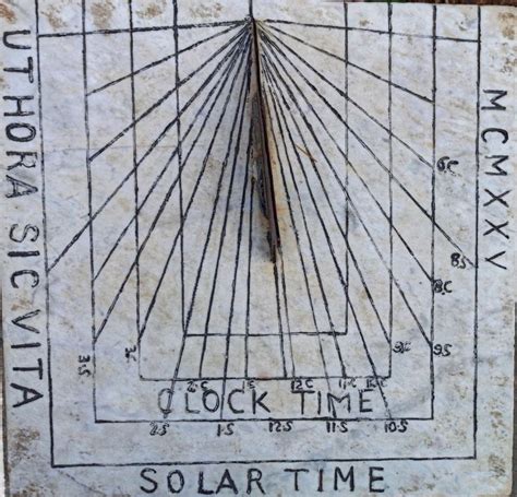 Sundial At St Francis Church Dalhousie Dating To 1925 St Francis