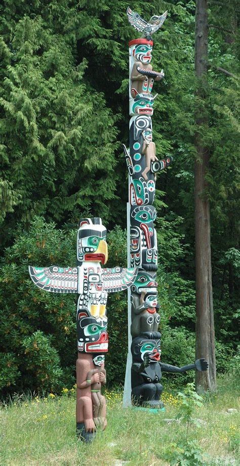 totem poles, Haida culture, ab Free Photo Download | FreeImages