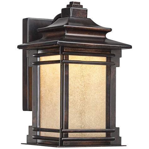 Hickory Point 12 High Bronze Led Outdoor Wall Light Y6996 Lamps Plus