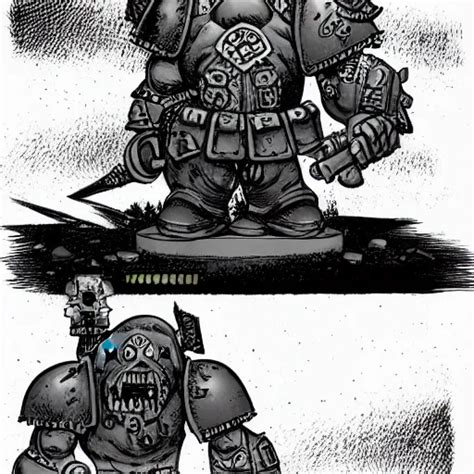 A Crying Sad Ogryn In Warhammer 4 0 K Darktide Stable Diffusion