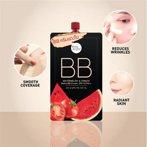 Baby Bright Watermelon Tomato Matte Bb Cream G