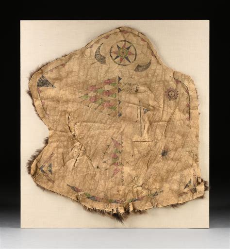 Native American Pictographs On Hides