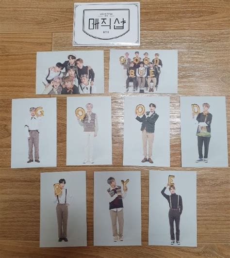 Bts Bts 5th Muster Magic Shop Reward Photo Card Set Good Bye Ver T Photo Cards