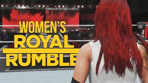 Wwe 2k18 Womens Royal Rumble Match Youtube