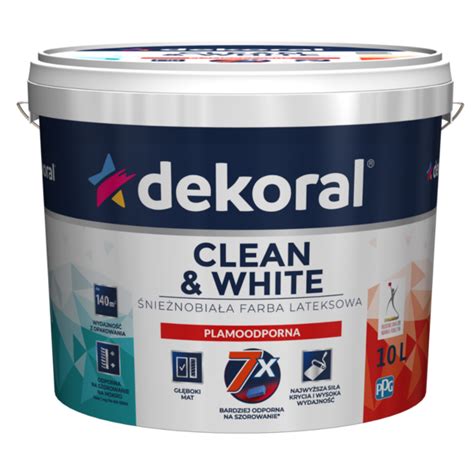 Краска акриловая Clean&White