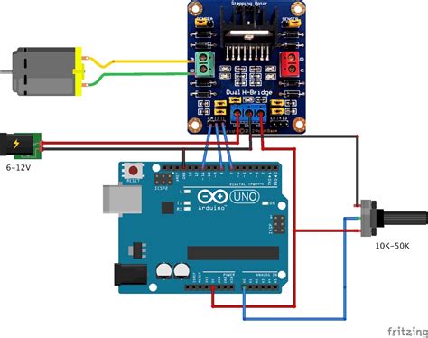 Управление двигателем на ардуино