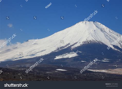 Mt Fuji Covered With Snow Stock Photo 127714592 : Shutterstock