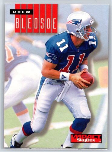 Skybox Impact Drew Bledsoe New England Patriots Ebay