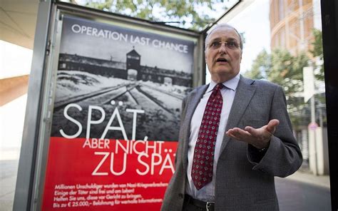 Nazi Hunter Lauds Germany US In Annual Report The Times Of Israel