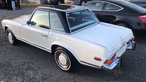 Mercedes Benz Sl Convertible White Rwd Automatic Classic