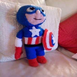 CAPITAN AMERICA AMIGURUMI 30348 PATRONES AMIGURUMIS GRATIS Captain