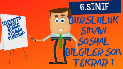 6 SINIF BURSLULUK SINAVINI KAZANDIRAN TEKRAR 1 Sosyal Bilgiler Dersi