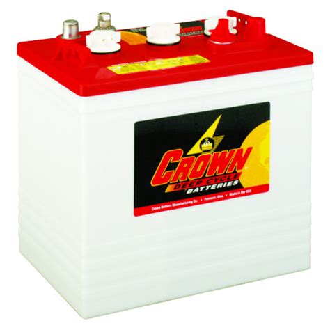 Michco Inc Crown Battery 235ah 6v Dual Terminals