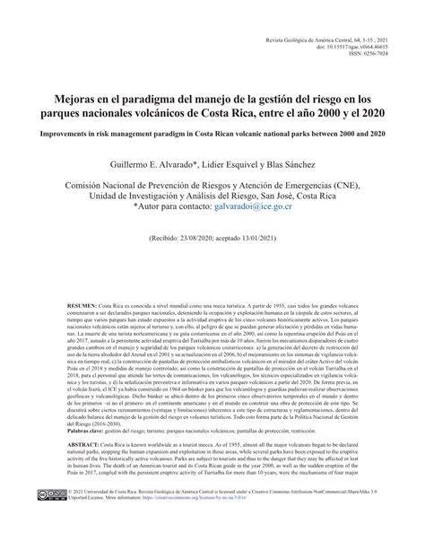 Mejoras En El Paradigma Del Manejo De La Gesti N Del Riesgo En Los