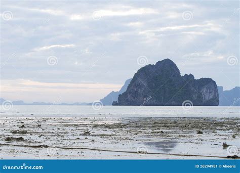 Ebb tide beach stock image. Image of landscape, blue - 26294981