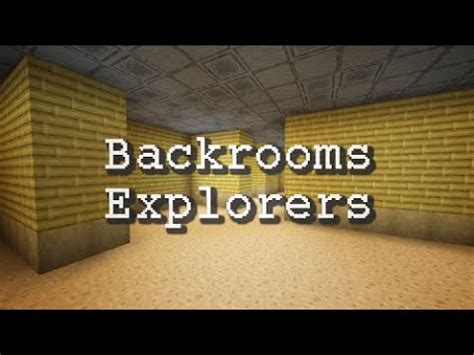 Minecraft Backrooms Server Backroom Explorers Official Trailer