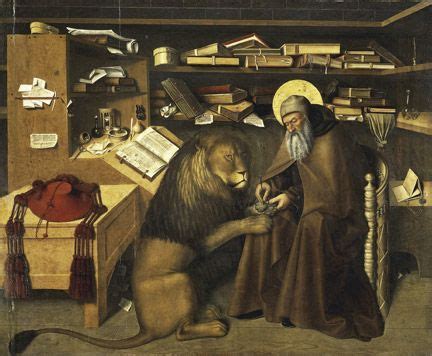 Niccol Antonio Colantonio Saint Jerome In His Study Malerei