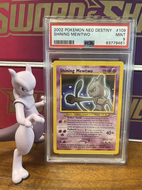 Shining Mewtwo Neo Destiny Hobbies Toys Toys Games On Carousell